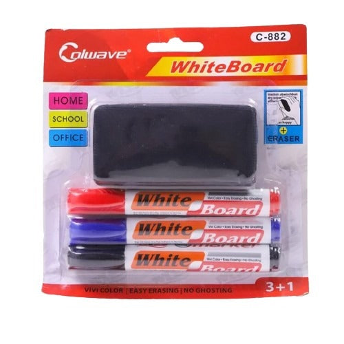 Colwave White Board Marker With Duster