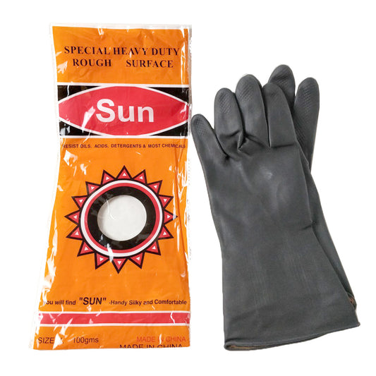 Gloves Latex Black