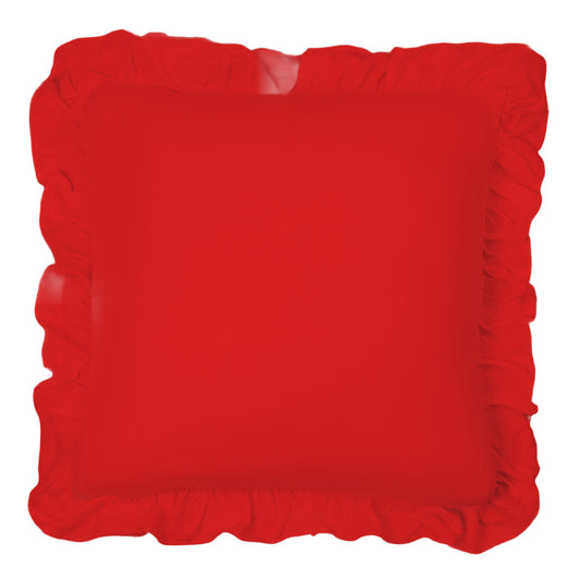 Pillow Case Red Continental  Frill Richmont