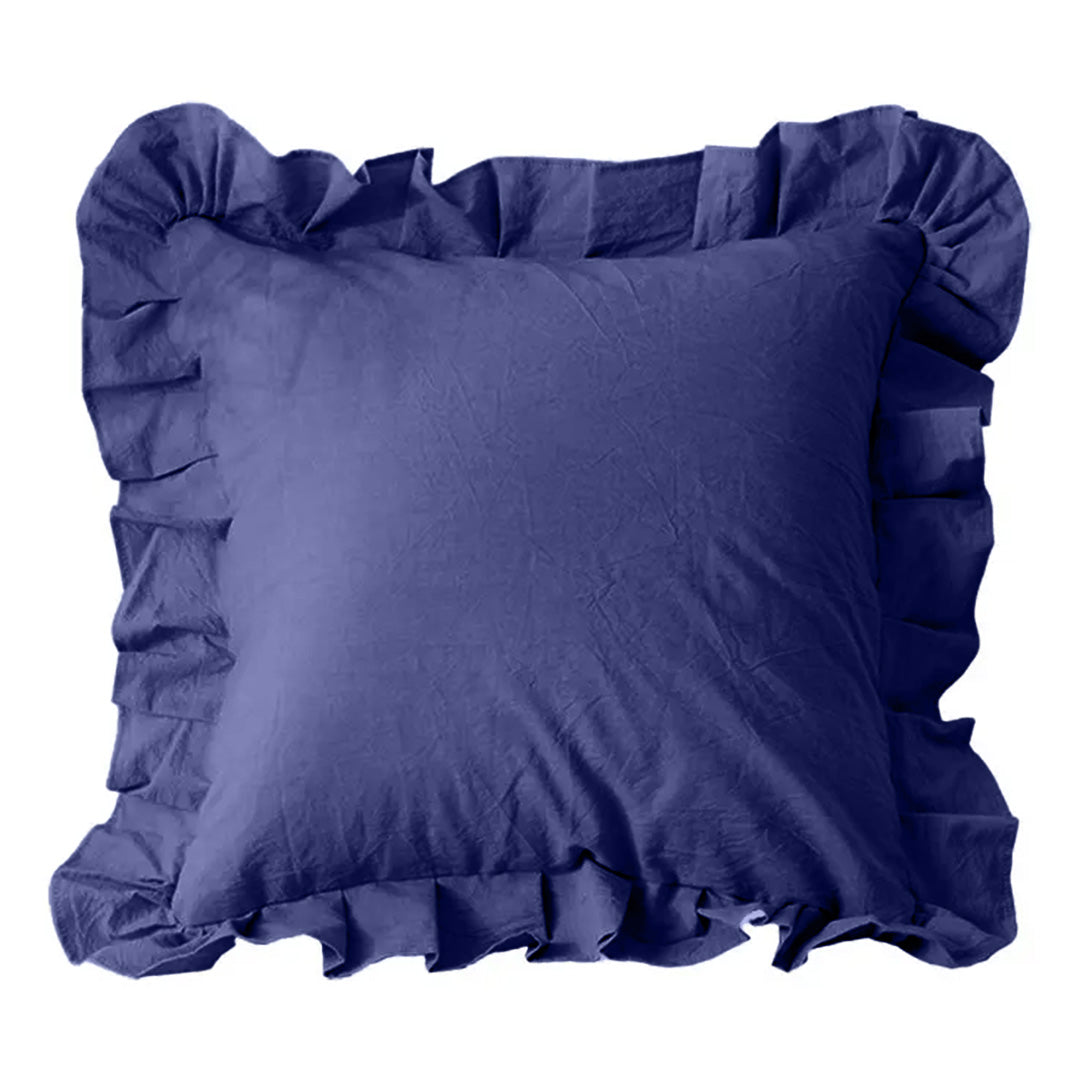 Pillow Case Cobalt/Royal Continental Frill Richmo