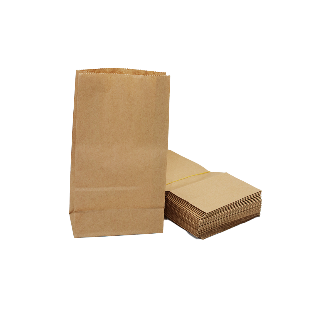 Paper Bag 50Pc 27X15Cm Brown