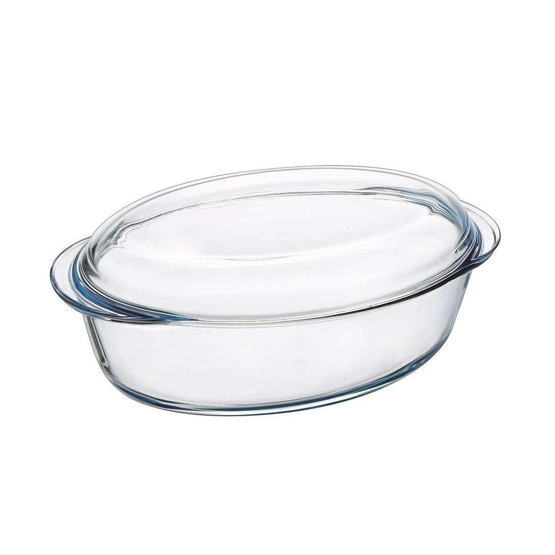 Pyrex Oval Casserole With Lid 4L