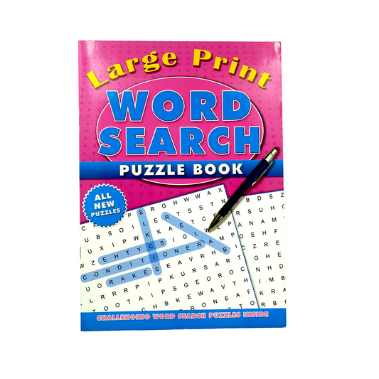 Book Puzzle Word Search Large Print