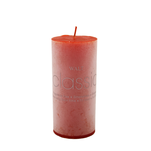 Candle 15Cmx7Cm Round Fragrance Free Classic
