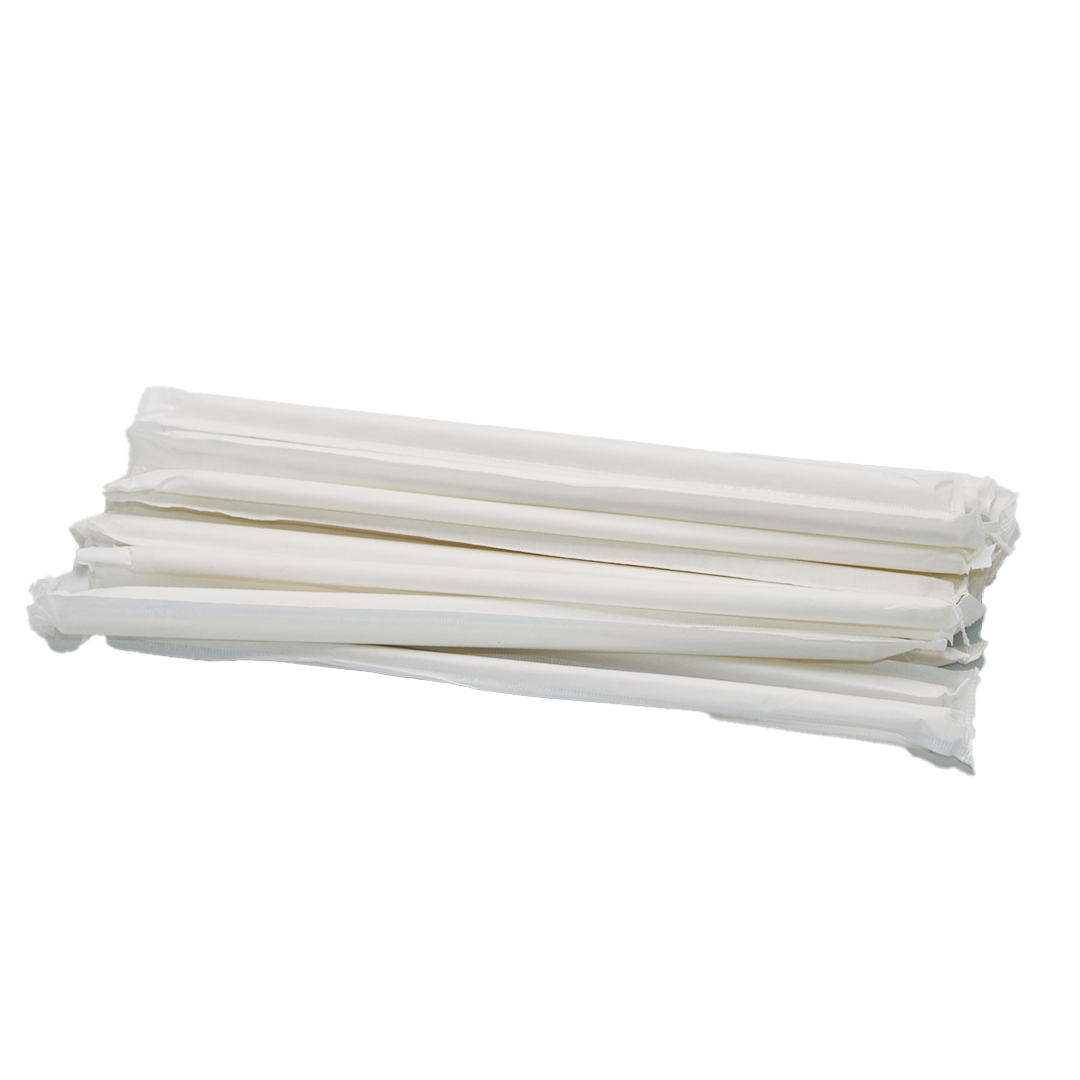 Paper Straws 5Mm X 195Mm (500 Pc)