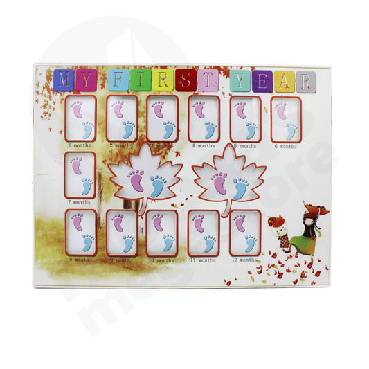 Photo Frame Baby 35.5X26.5Cm My First Year