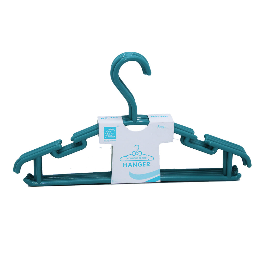 Hanger 5Pc Kiddies Plastic 320 Assorted