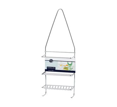 White Shower Caddy 49X15Cm