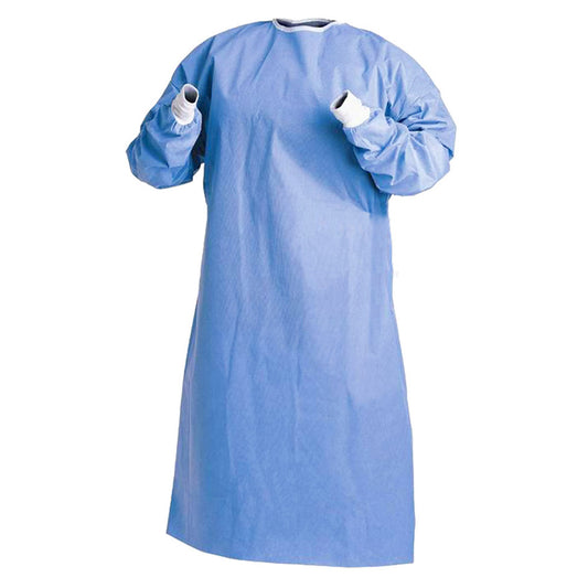 Gown Surgical Reinforced Blue
