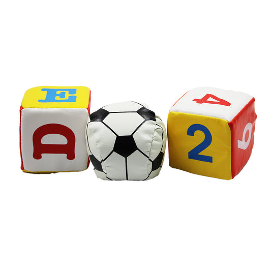 Toys Ball & Dice 3Pc Soft Toy