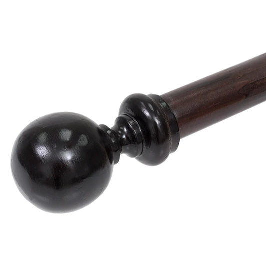 Finial 34Mm Wooden Brown 1Pc