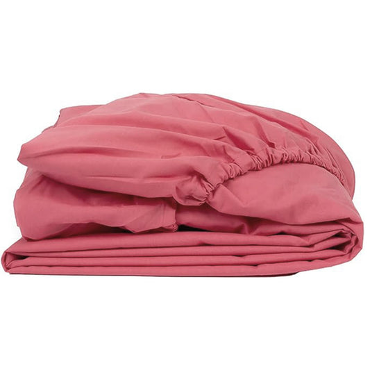 Fitted Sheet Single  Dusty Pink  Richmont