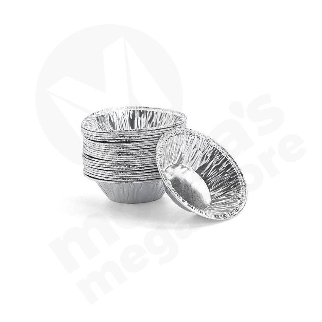 Pie Cups 25Pc Alluminium 7.5Cm