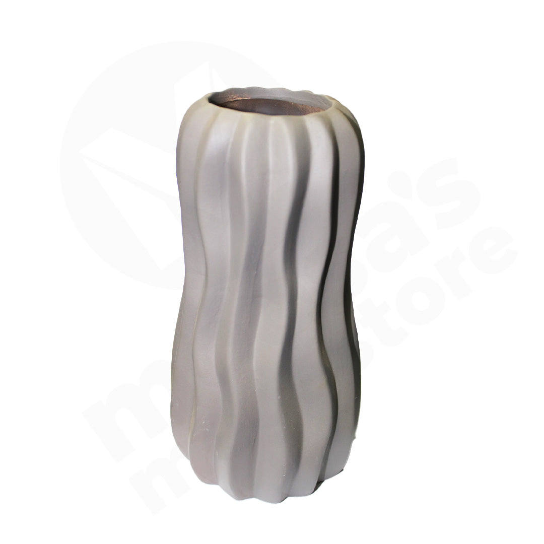 Vase Porcelain 24Cm Embossed Assorted