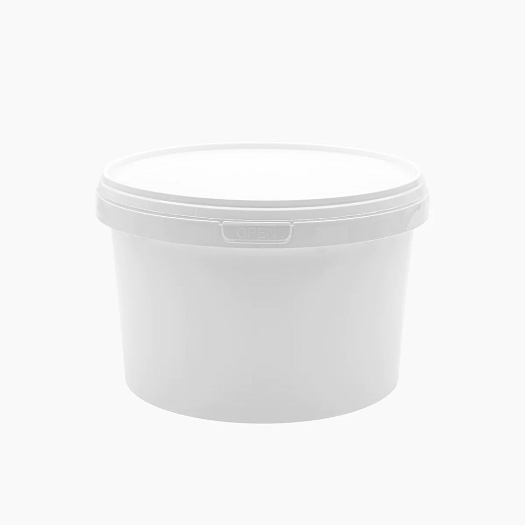 Bucket & Lid 2L White Dynamic