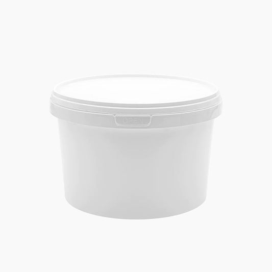 Bucket & Lid 2L White Dynamic