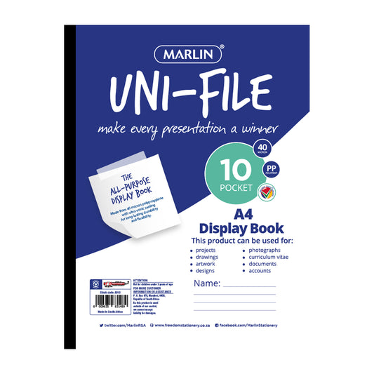 Marlin Pocket  File 10P/A4 Unifile