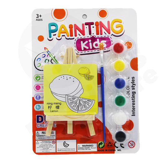 Painting Set 9Pc With Stand Carded