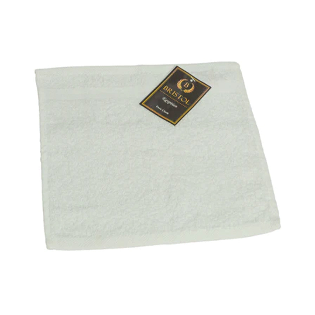 Face Towel White 30X30 Egyptian