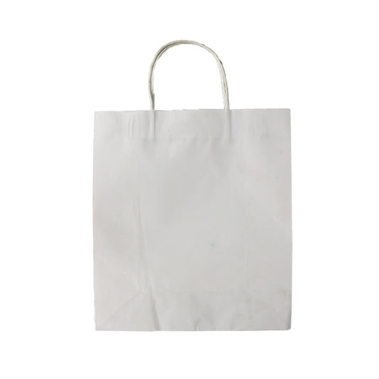 Gift Bag 19.5X15X7.5Cm White  Paper