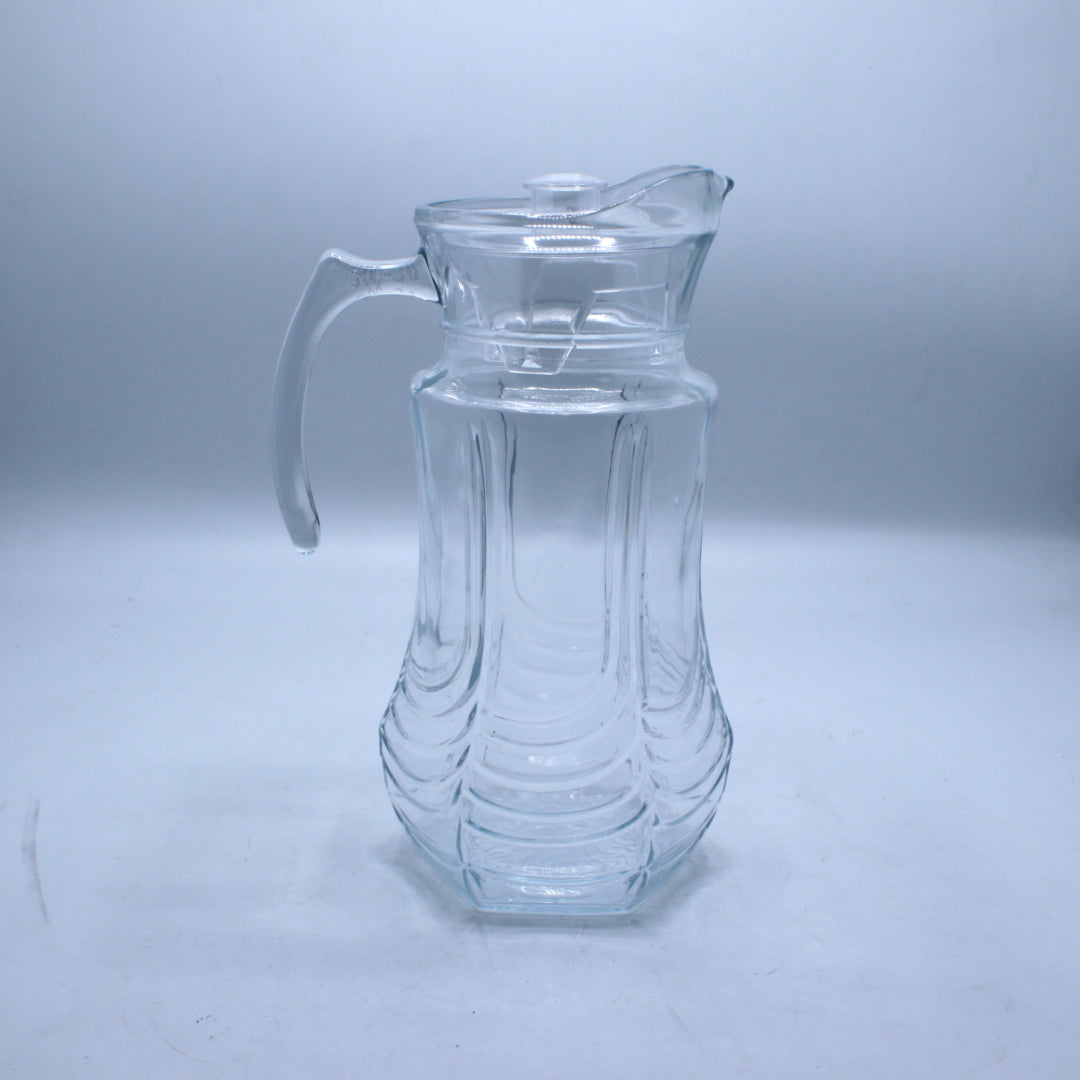 Jug 1.8L Clear Embossed G-Horse