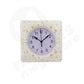 Clock Image 20Cm Square/Round Floral Frame