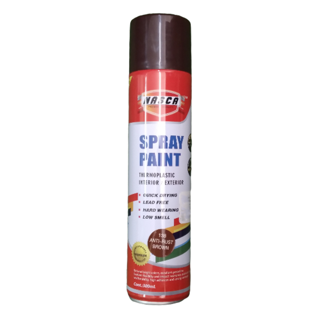Spray Paint 300Ml Anti Rust Brown Nasca