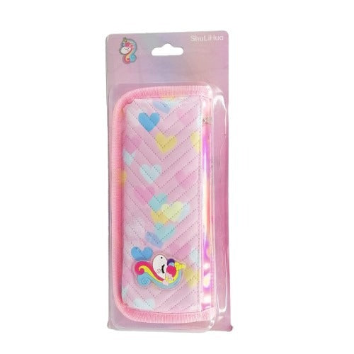 Pencil Case 21X9Cm 2Zip Carded 6735R