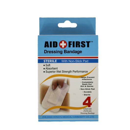 Bandage Dressing 4Pc  Aid+First