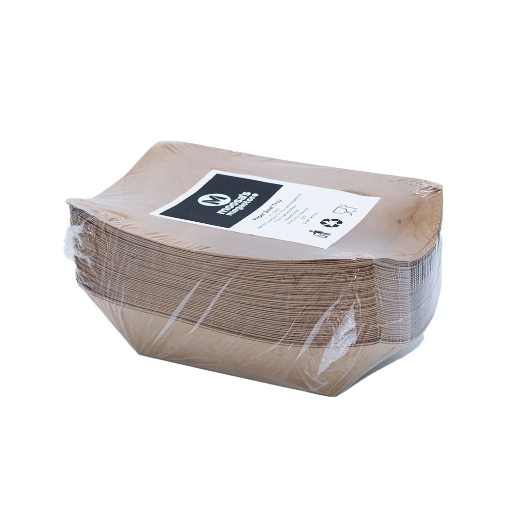 Paper Boat Tray 50Pc 23X15X5Cm
