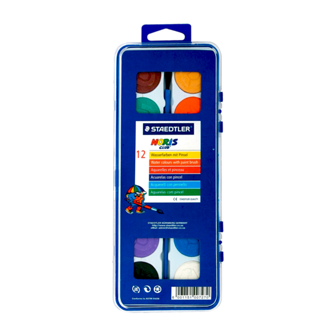Staedtler Water Paint 12Pc With Brush