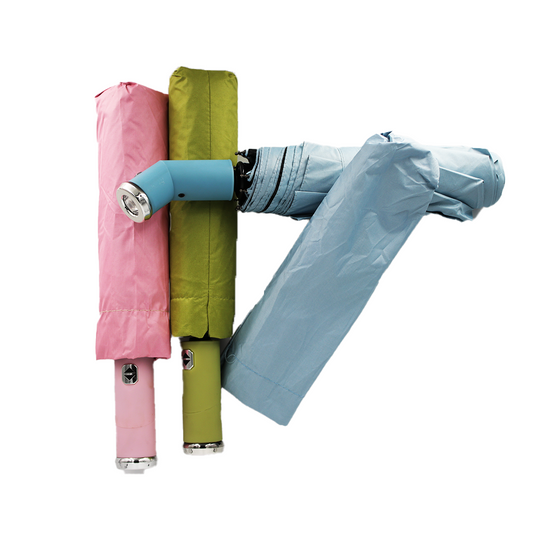 Umbrella 60Cm Folding H/D Auto Open/Close W/ Light