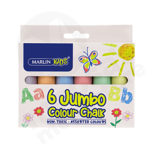 Marlin Chalk 6Pc Colour Jumbo
