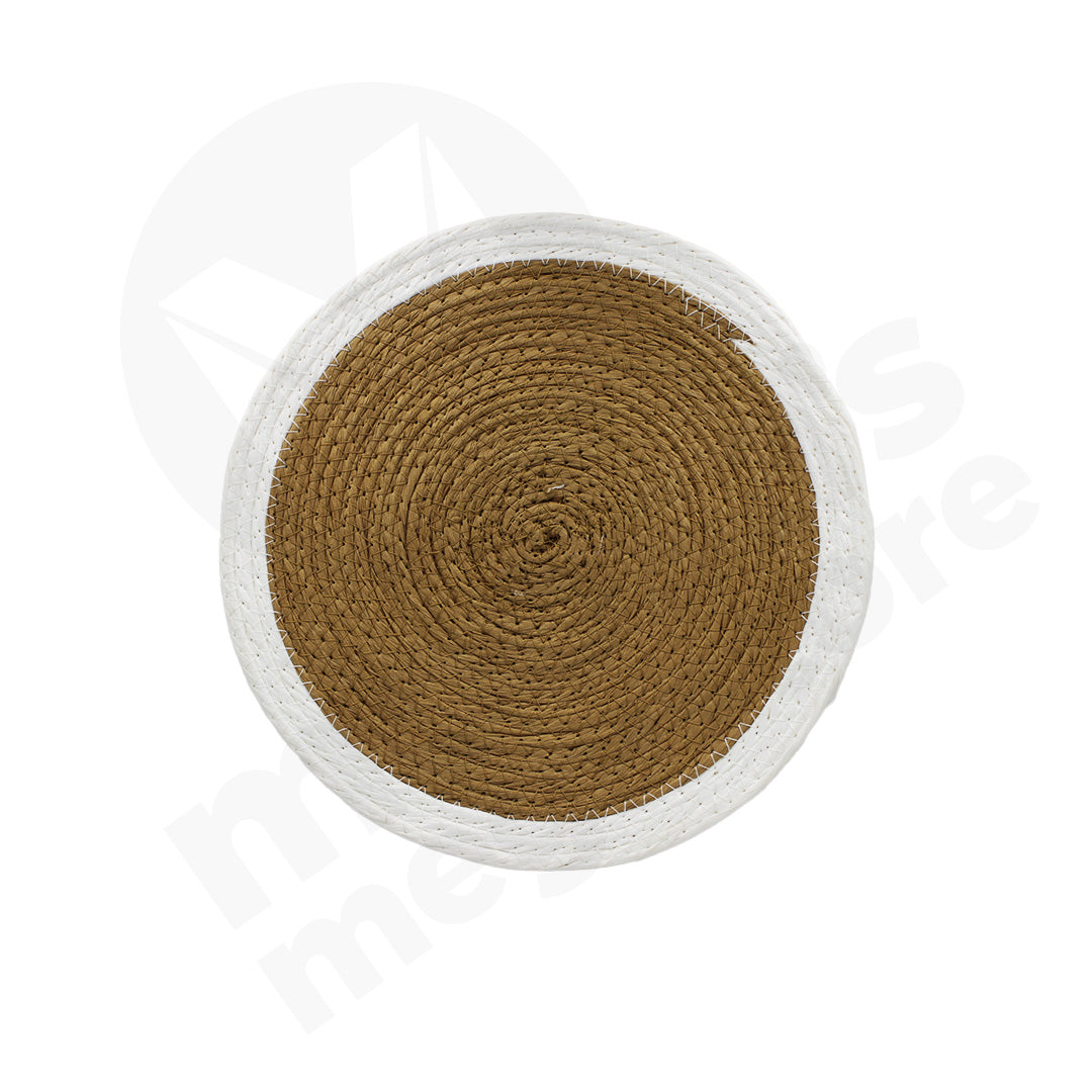 Place Mat 30Cm Woven Assorted