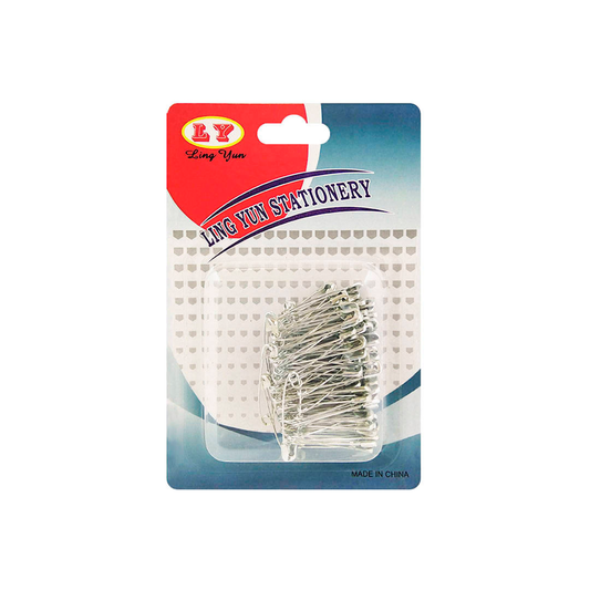 Paper Clips 20Pc 50Mm Silver Ling Yun