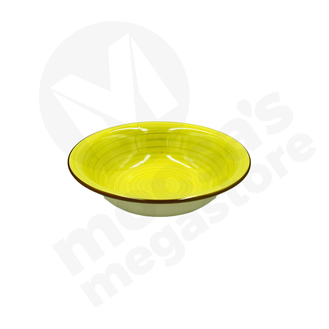 Bowl 21Cm Hand Painted Deep