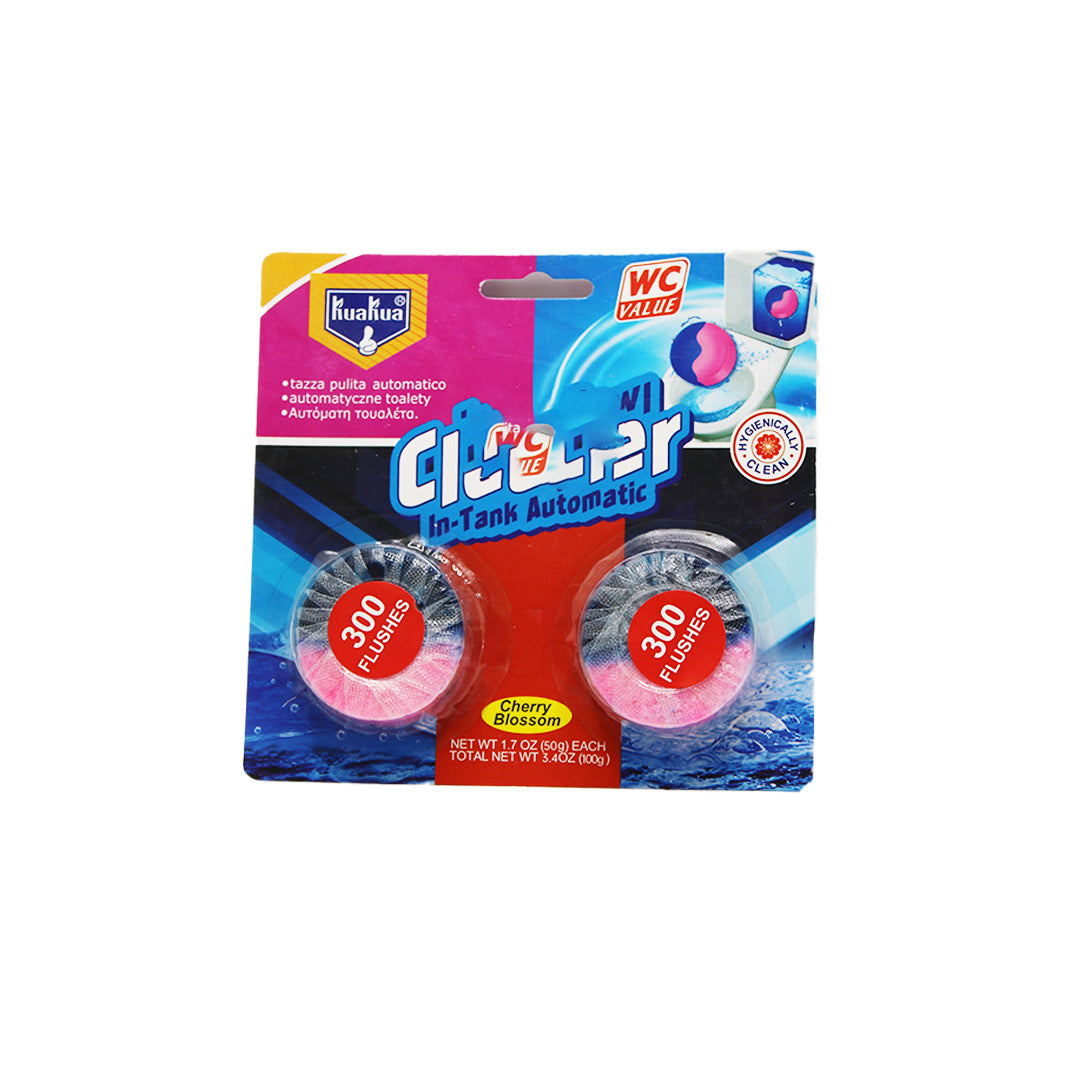 Toilet Cleaner 2Pc Blue Bubble 2Tone