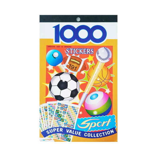 Sticker Book 1000Pc  Super Value