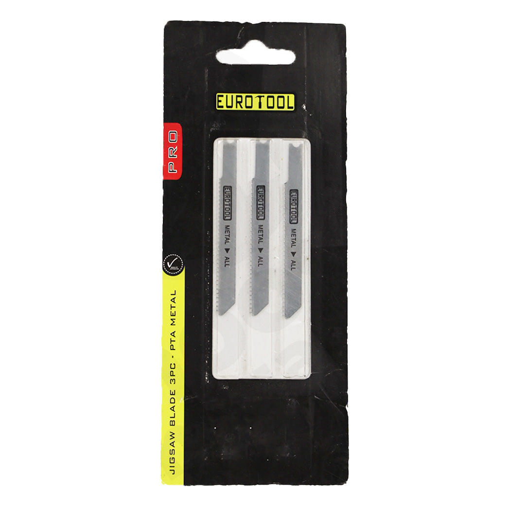 Jig Saw Blade 3Pc Metal Euro Diy