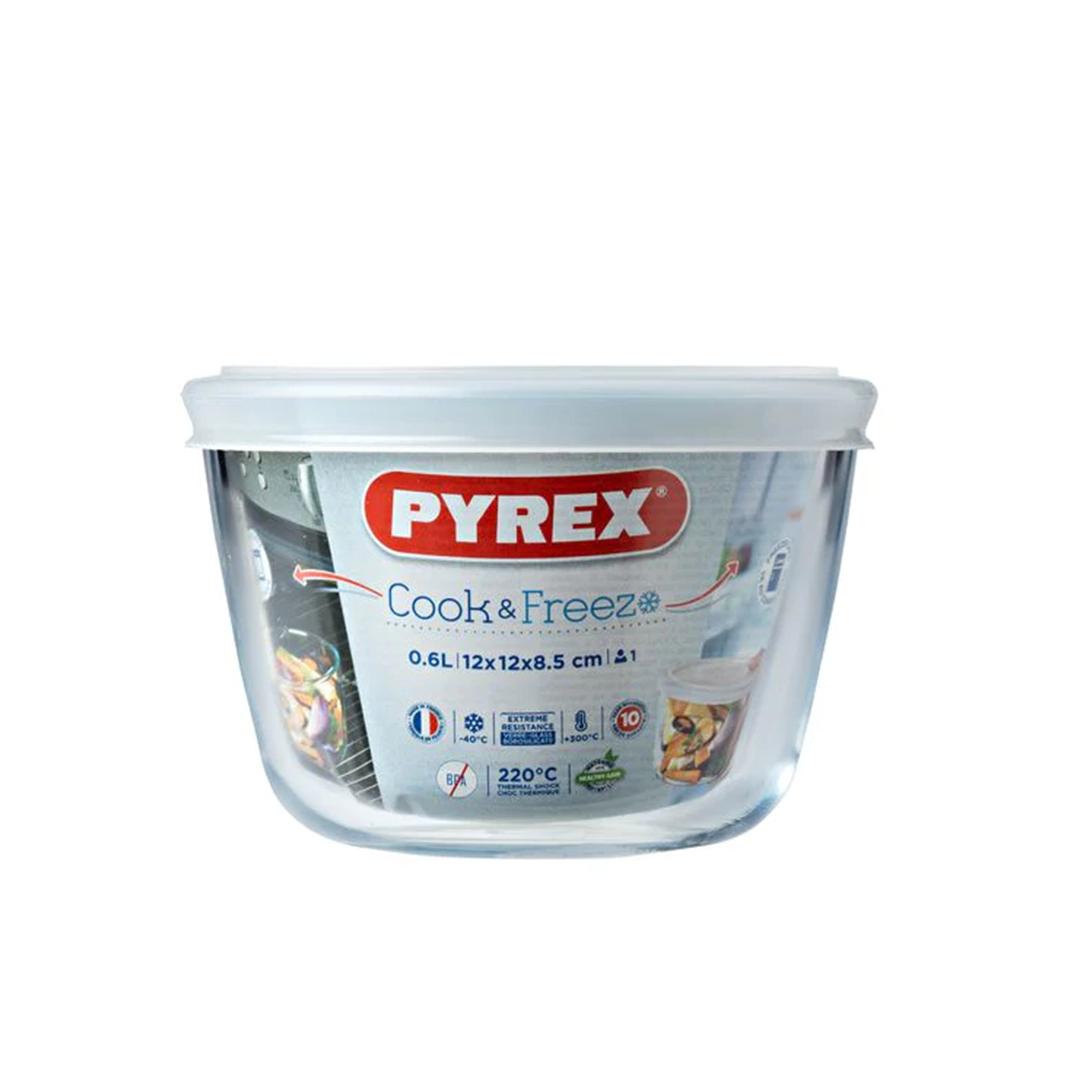 Pyrex Cook N Freeze Bowl With Lid 0.6L