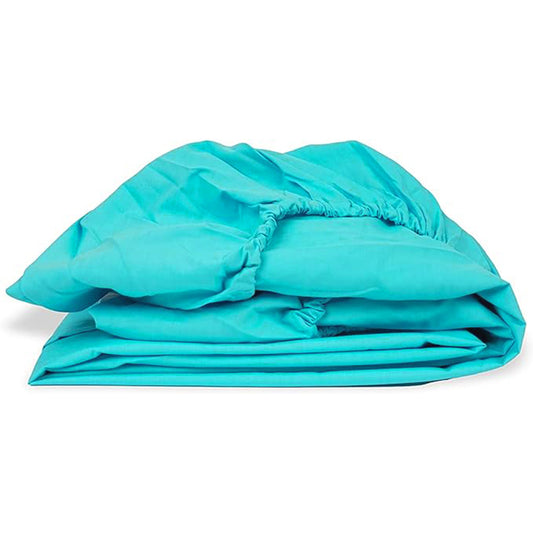 Fitted Sheet Single  Duck Egg Richmont