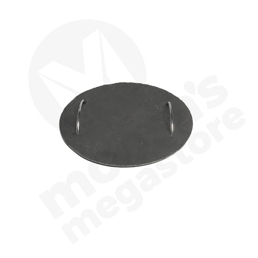 Tray 26Cm Round Slate 2Handle