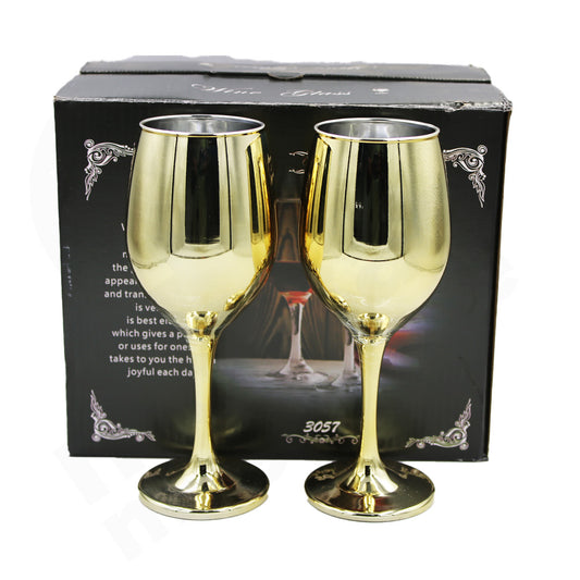 Tumbler  6Pc Wine Gold 3057