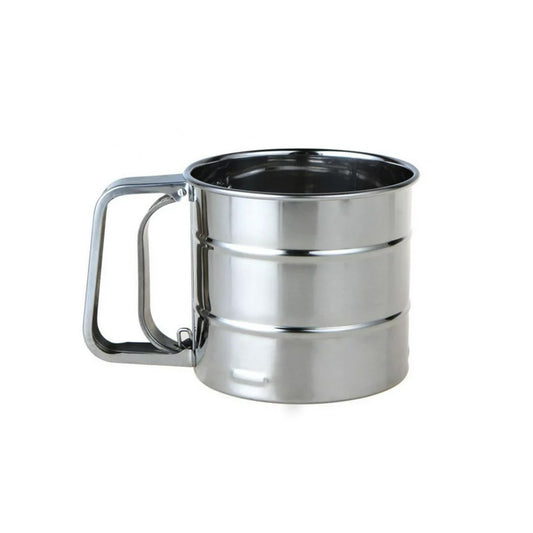 Flour Sifter 10X9Cm Stainless Steel With Handle