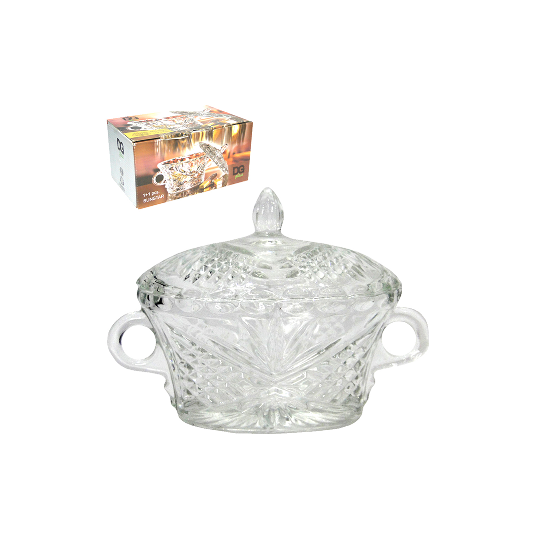 Candy Bowl 16.5X9Cm 2Hndl Cealr Embossed Sunstar