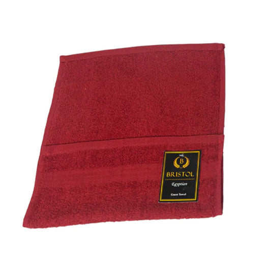 Guest Towel Burgandy 30X50 Egyptian