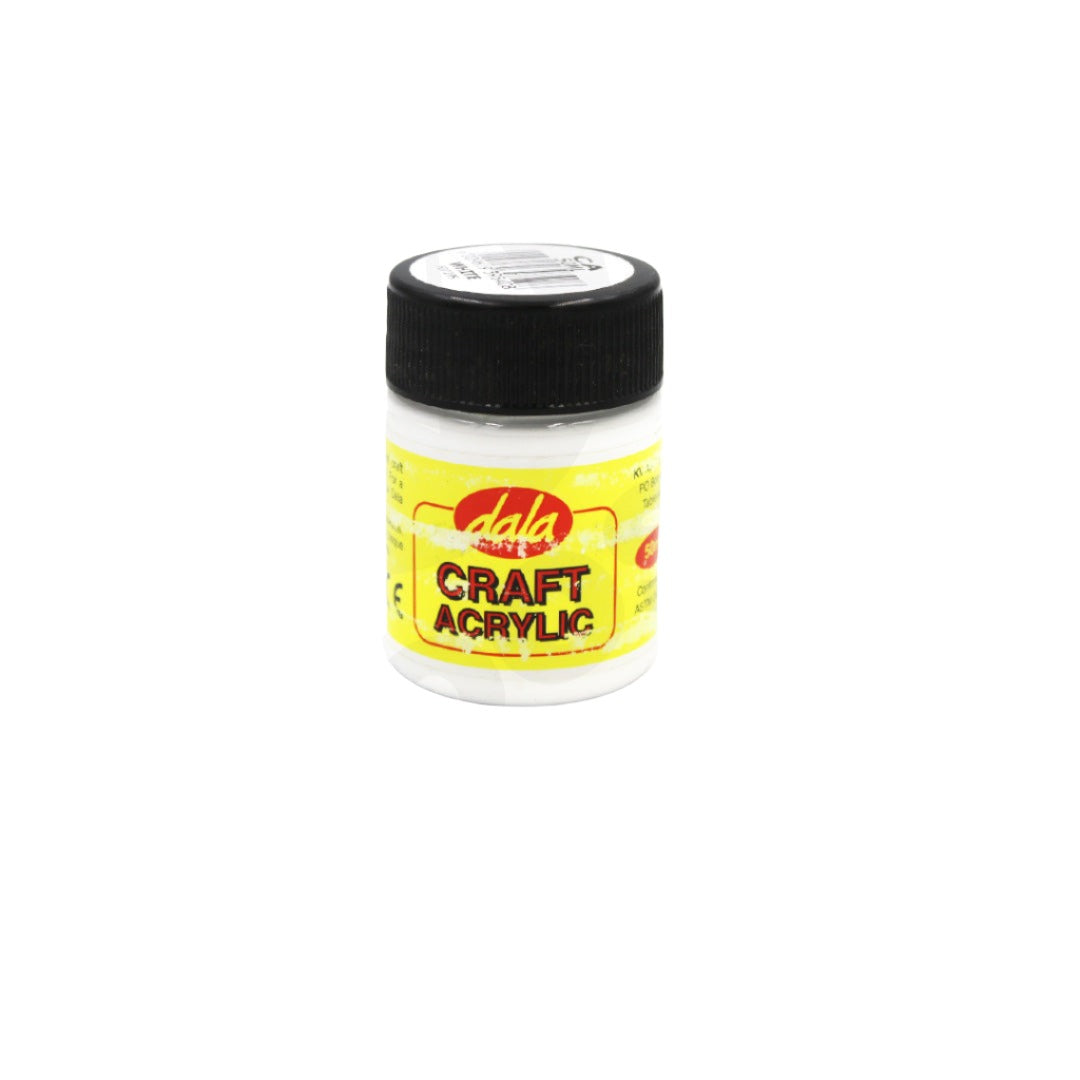 Paint 50Ml White Craft Acrylic