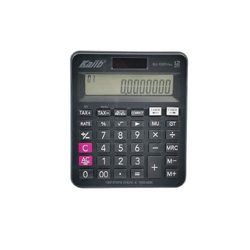 Calculator 12Digit Mj 120D Plus Kajib MoosasMegaStore