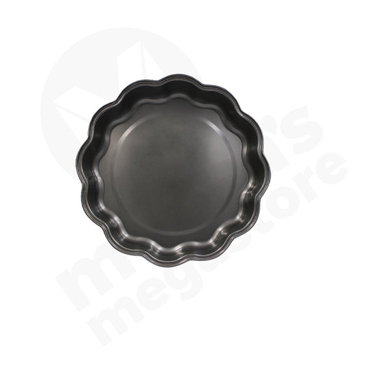 Bakeware Cake Mould 30Cm N/S  Round Scallop Edge