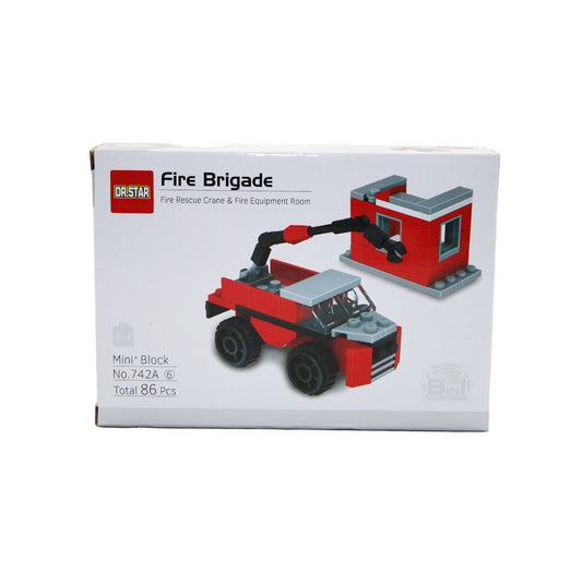 Toys Blocks 91Pc Fire Brigade 742